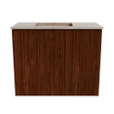 Mondiaz JOYA-DLUX Meuble de toilette 50cm - couleur Ruby - Vasque FAYE position Gauche 1 trou de robinet couleur Saba SW1425575