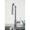 Grohe Start QuickFix Robinet de cuisine - douchette extractible - Dual Spray - projection 22.1cm - Chrome SW1028229