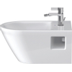 Duravit D-Neo bidet suspendu avec trou de robinet avec trop-plein 37x54x27cm avec WG blanc SW640395