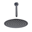 FugaFlow Eccelente Acces Hoofddouche - 25cm - rond - plafondarm 20cm - Geborsteld Gunmetal PVD pvd SW1468872