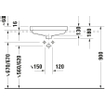 Duravit Vero lavabo encastré 55x46,5cm avec trou de robinetterie et trop-plein blanc 0300003