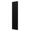 Plieger Cavallino Retto designradiator verticaal dubbel middenaansluiting 2000x450mm 1287W mat zwart SW224482
