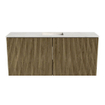 Mondiaz JOYA-DLUX 90cm meuble de toilette - couleur Dusk - Vasque FAYE position Milieu Sans trou de robinet couleur Ostra. SW1423389