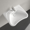 Villeroy & Boch Omnia Vita Lavabo avec trou pour robinetterie et trop plein 60x49cm ceramic+ Blanc 0103450