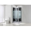 Xellanz Thermo cabine de douche complète 90x90x228 alu verre 5mm SW333865