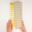 The Mosaic Factory Barcelona carrelage mosaïque - 30x30cm - carrelage mural - Carré - Porcelaine Flammé Jaune Brillant SW157191
