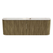 Mondiaz JOYA-DLUX 123.2cm toiletmeubel - ronding links en rechts kleur Dusk - Wastafel FAYE positie Midden 1 kraangat kleur Frappe. SW1423118