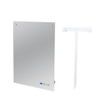 Eurom Sani 400 Mirror panneau infrarouge avec miroir 50x70cm - WiFi - 400 watt SW656481
