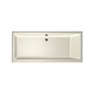 Xenz Kristal baignoire encastrable - 180x80cm - avec trop-plein - sans bonde - Acrylique Pergamon SW378259