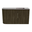 Mondiaz JOYA-DLUX 71.6cm toiletmeubel - ronding links kleur Shadow - Wastafel FAYE positie Rechts Zonder kraangat kleur Oza. SW1425062
