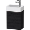 Duravit D-neo Meuble sous vasque 36.4x22.2x44cm 1 porte Chêne (noir) mat SW640568