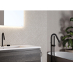 Terravito Melora carreau mural - 60x120cm - rectifié - effet béton - décor Pearl mat (gris) SW1119865