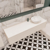 Mondiaz LUSH Meuble salle de bains Underlayment 1 tiroir 150x30x45cm lavabo BARCO Droite 1 trou de robinet SW409688
