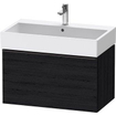 Duravit D-neo Meuble sous vasque 78.4x44.2x44cm 1 tiroir Chêne (noir) mat SW640851