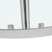 Saniclass Kay Cabine de douche quart de rond 90x90x185cm profil chrome et vitre claire SW1208