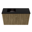 Mondiaz JOYA 70cm meuble de toilette - couleur Dusk - Vasque FAYE position Gauche 1 trou de robinet couleur Urban. SW1421752