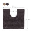 Sealskin Essence Tapis de toilette Coton 45x50 cm Anthracite SW28465