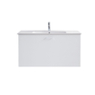 Duravit ME by Starck lavabo-meuble 83x49cm avec 1 trou de robinet avec trop-plein avec WonderGliss blanc SW29534