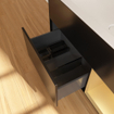 Villeroy & Boch Finion meuble sous-lavabo - 99,6x59,1cm - 2 tiroirs Black matt SW479484