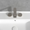 Villeroy & Boch Dawn ensemble de robinet à 3 trous - Nickel brossé mat (inox) SW974313