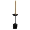 Geesa Shift Brosse de toilettes avec support Or brossé (couvercle et brosse noirs) SW642478