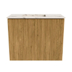 Mondiaz JOYA-DLUX Meuble de salle de bains 50cm - couleur Oak - Vasque FAYE position Gauche Sans trou de robinet couleur Nata. SW1424008