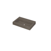 INK Momento lavabo - 70x45x9cm - 1 cuve - 0 trous de robinet - Quartz béton SW352270