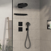 Hansgrohe Showerselect Robinet d'arrêt encastré pour 3 fonctions mat noir SW917877