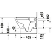 Duravit D-Neo WC suspendu sans abattant 37x54x40cm Blanc Brillant SW640385