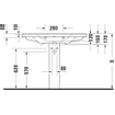 Duravit D-Neo lavabo 100,5x48x17cm 1 trou de robinet rectangulaire Céramique Blanc SW640384
