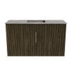 Mondiaz JOYA-DLUX 70cm meuble de salle de bains - couleur Shadow - Vasque FAYE position Milieu Sans trou de robinet couleur Oza SW1425024
