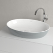 Villeroy & Boch Artis vasque à poser - ovale 61x41x12.5cm - sans trou de robinetterie sans trop-plein french linen SW68831