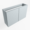 Mondiaz FOWY Meuble sous lave-mains - 70x22x50cm - 2 portes - push to open - softclose - Clay SW1016810