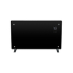 Eurom Alutherm Verre 1500 - Radiateur convecteur - wifi - Mural/Sur pied - 1500 watts - verre - noir mat SW999846