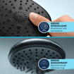 GROHE Vitalio Comfort QuickFix Handdouche - Ø11cm - 2 straalsoorten - 8.0l/min - chroom SW1028258