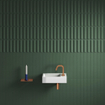 Clou Flush 3 fontein 36x18x9cm kraangat rechts Keramiek Wit SW9328