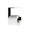 Looox Roll Wood Porte-rouleau de toilette noir mat SW392208