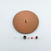 Fortifura Calvi Hoofddouche 30cm rond 6mm Geborsteld koper PVD (Koper) SW1139124