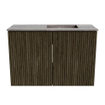 Mondiaz JOYA-DLUX 60cm toiletmeubel - kleur Shadow - Wastafel FAYE positie Rechts Zonder kraangat kleur Oza. SW1425021