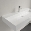 Villeroy & Boch Memento 2.0 lavabo - pour porte-serviettes 100x47cm - sans trop-plein 1 trou de robinet ceramic+ blanc SW358460