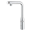 GROHE Essence Mitigeur de cuisine - haut - bec pivotant/extensible - chrome SW392222