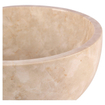Differnz LODI Vasque à poser - 38cm - poli pierre naturelle - beige SW1236907