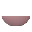 Arcqua prince lavabo en saillie 49x34cm ovale en marbre coulé rose mat SW909480