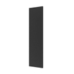 Plieger Perugia designradiator verticaal middenaansluiting 1806x456mm 802W zwart grafiet (black graphite) 7252820