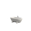 Gardentub Baignoire îlot (extérieur) - 194x94x66cm - synthétique - compatible à l'extérieur - blanc mat SW1017090