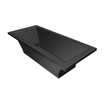 Baignoire Xenz Society - 180x80cm - avec trop-plein - sans bonde - Acrylique Ebony mat SW103074