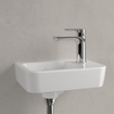 Villeroy & Boch O.novo Lave-mains 36x25cm 1 trou de robinet à droite sans trop-plein Blanc SW448505