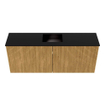 Mondiaz JOYA 100cm toiletmeubel - kleur Oak - Wastafel FAYE positie Midden 1 kraangat kleur Urban. SW1421241