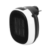 Eurom Plug in heater Chauffage céramique Prise murale 700 watts blanc noir SW486883