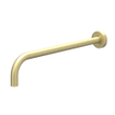IVY Bond Ensemble de douche de pluie - encastré - symmetry - inverseur d'arrêt 2 voies - bras mural 40 cm - pomme de douche slim 25 cm - support avec sortie - flexible de douche 150 cm - douchette satin spray - Or brossé mat PVD SW1033747